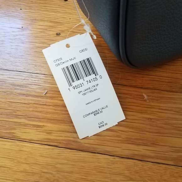 NWT Coach X Peanuts Jamie Camera Bag With Snoopy Ski Motif - Picture 6 of 11